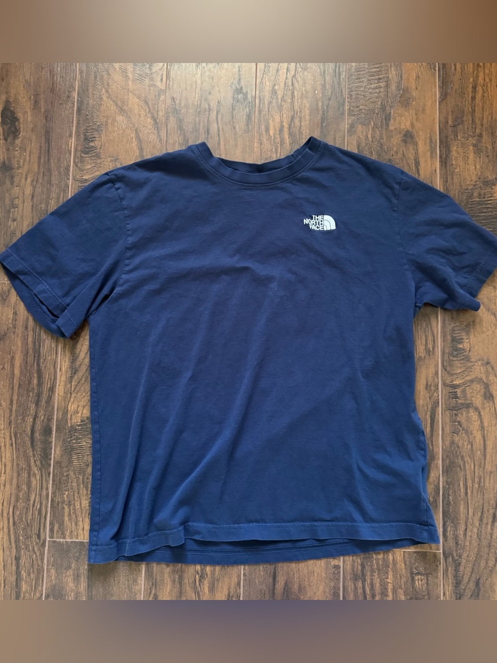 The North Face Large Navy Blue Logo Tee